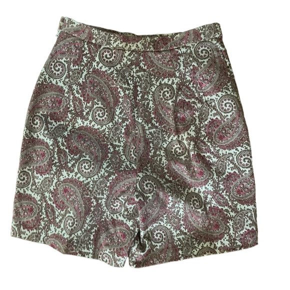 VTG Paisely Pink High Waisted Shorts - Picture 6 of 6